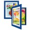 Americanflat 10x12.5 Kids Art Frame - Set of 2 - 8.5x11 with Mat or 10x12.5 without Mat - Kids Artwork Frame - Magnetic Frame Closure - Shatter Resistant Glass - Hanging Hardware